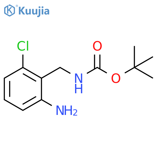 (2-Amino-6-chlorobenzyl)-carbamic acid tert-butyl ester structure