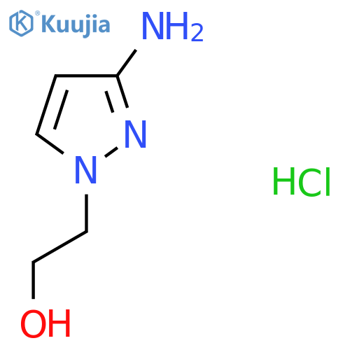 2-(3-Aminopyrazol-1-yl)ethanol;hydrochloride structure