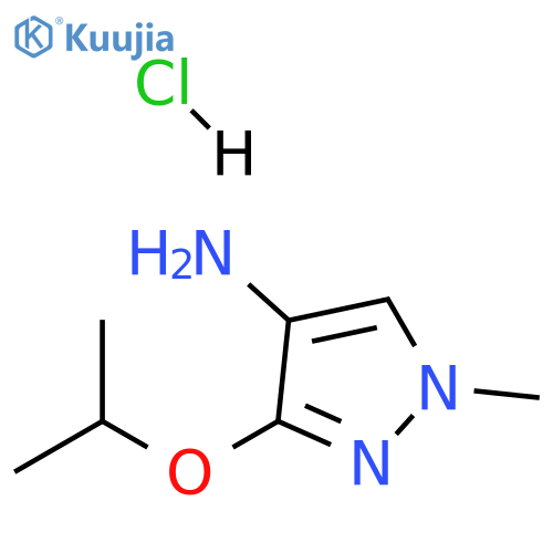 1-methyl-3-propan-2-yloxypyrazol-4-amine:hydrochloride structure