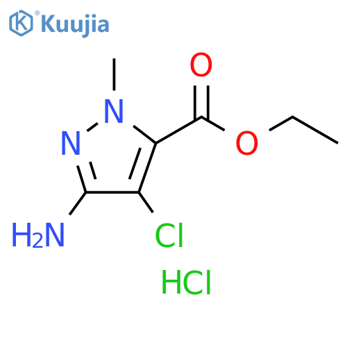 ethyl 3-amino-4-chloro-1-methyl-1H-pyrazole-5-carboxylate structure