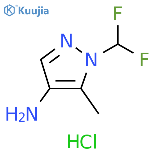 1-(difluoromethyl)-5-methyl-1H-pyrazol-4-amine structure