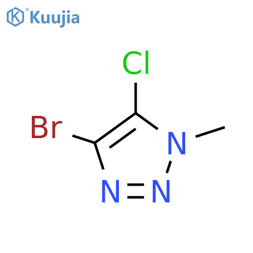 4-Bromo-5-chloro-1-methyl-1H-1,2,3-triazole structure