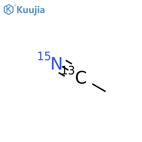 Acetonitrile-1-13C-15N(8CI,9CI) structure