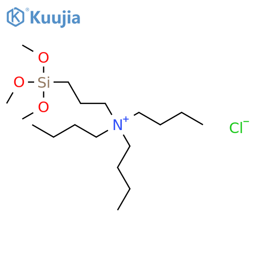 1-Propanaminium, N,N,N-tributyl-3-(trimethoxysilyl)-, chloride structure