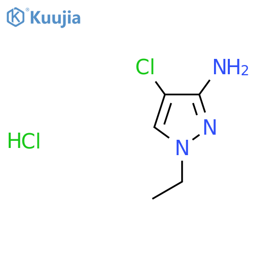 4-chloro-1-ethyl-1H-pyrazol-3-amine hydrochloride structure