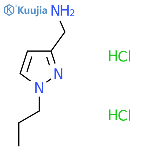 (1-Propyl-1H-pyrazol-3-yl)methylamine dihydrochloride structure
