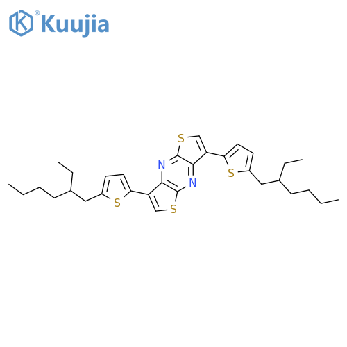 Dithieno[2,3-b:2',3'-e]pyrazine, 3,7-bis[5-(2-ethylhexyl)-2-thienyl]- structure