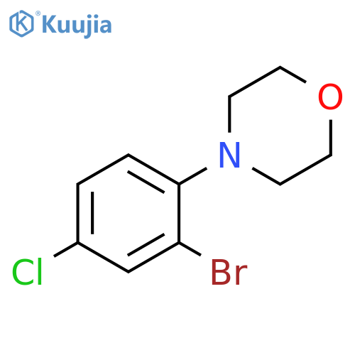 4-(2-Bromo-4-chlorophenyl)morpholine structure