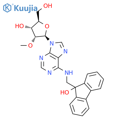 ADENOSINE, N-[(9-HYDROXY-9H-FLUOREN-9-YL)METHYL]-2'-O-METHYL- structure