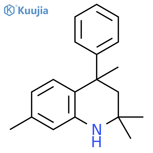 2,2,4,7-tetramethyl-4-phenyl-1,2,3,4-tetrahydroquinoline structure
