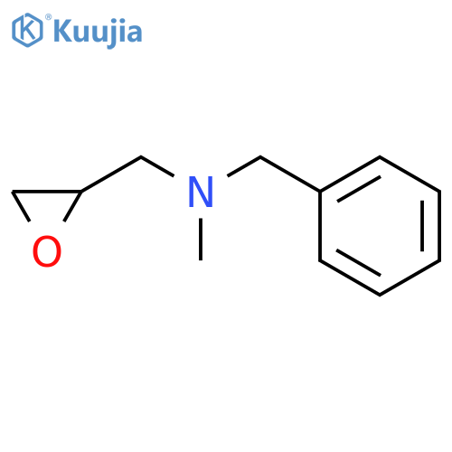 benzyl(methyl)(oxiran-2-ylmethyl)amine structure