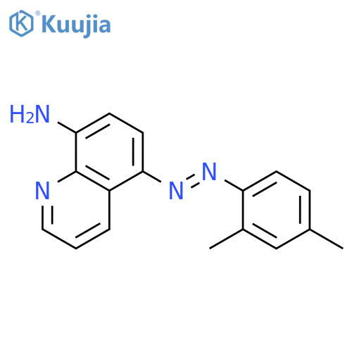 8-QUINOLINAMINE, 5-[(2,4-DIMETHYLPHENYL)AZO]- structure