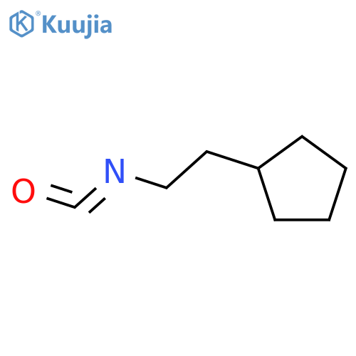 (2-isocyanatoethyl)cyclopentane structure
