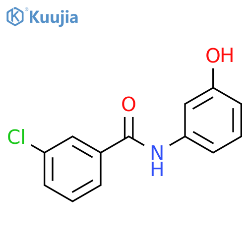 Benzamide, 3-chloro-N-(3-hydroxyphenyl)- structure