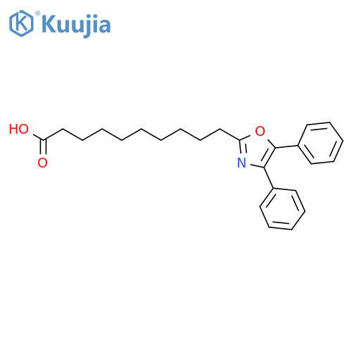 2-Oxazoledecanoic acid, 4,5-diphenyl- structure