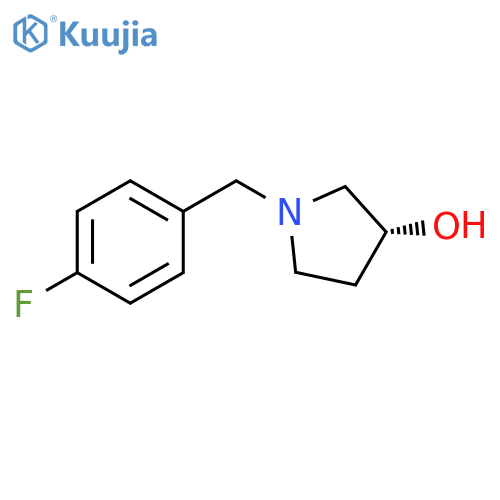(R)-1-(4-Fluoro-benzyl)-pyrrolidin-3-ol structure