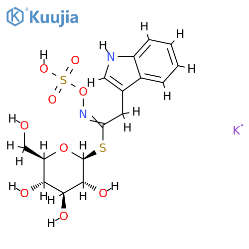 Glucobrassicin potassium salt structure