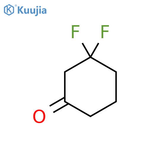 3,3-Difluorocyclohexan-1-one structure