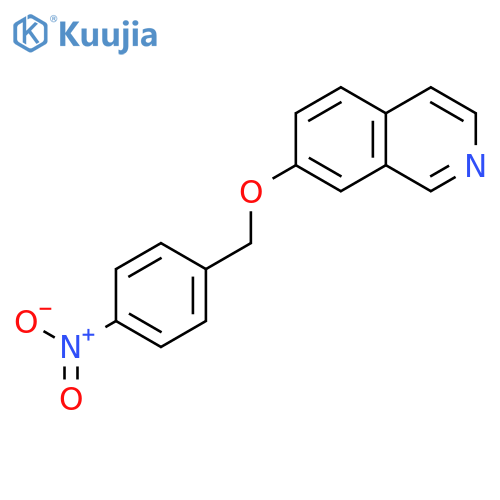ISOQUINOLINE, 7-[(4-NITROPHENYL)METHOXY]- structure