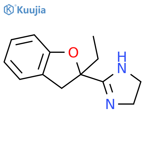 1H-Imidazole, 2-[(2S)-2-ethyl-2,3-dihydro-2-benzofuranyl]-4,5-dihydro- structure