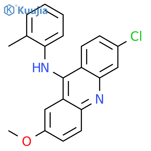 9-Acridinamine, 6-chloro-2-methoxy-N-(2-methylphenyl)- structure