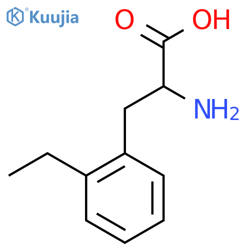 2-Amino-3-(2-ethylphenyl)propanoic acid structure