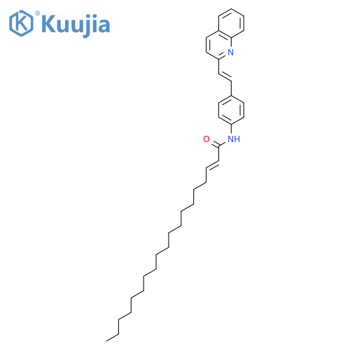 N-{4-[2-(Quinolin-2-YL)ethenyl]phenyl}nonadec-2-enamide structure