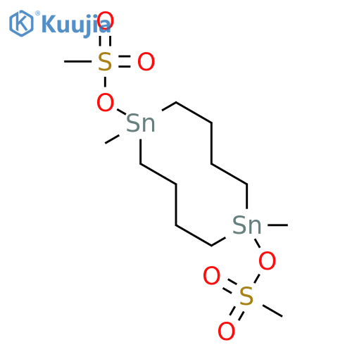 1,6-Distannecane, 1,6-dimethyl-1,6-bis[(methylsulfonyl)oxy]- structure
