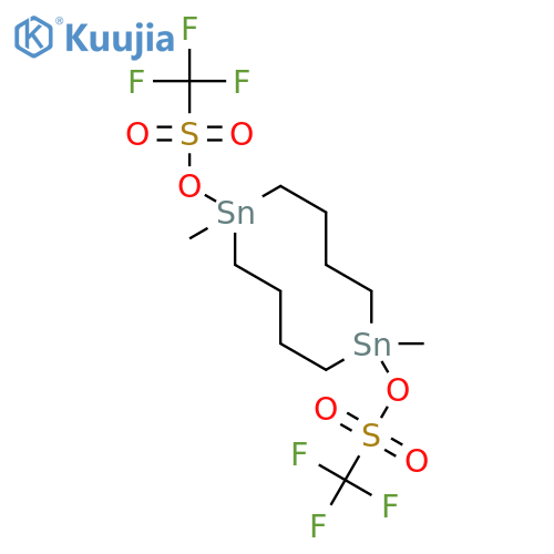 1,6-Distannecane, 1,6-dimethyl-1,6-bis[[(trifluoromethyl)sulfonyl]oxy]- structure