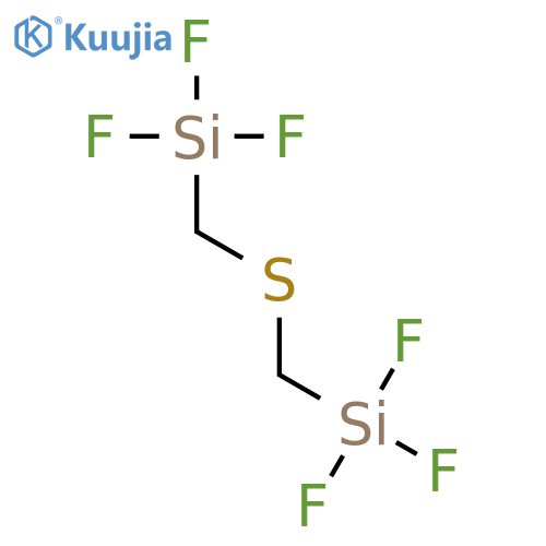 Silane, [thiobis(methylene)]bis[trifluoro- structure