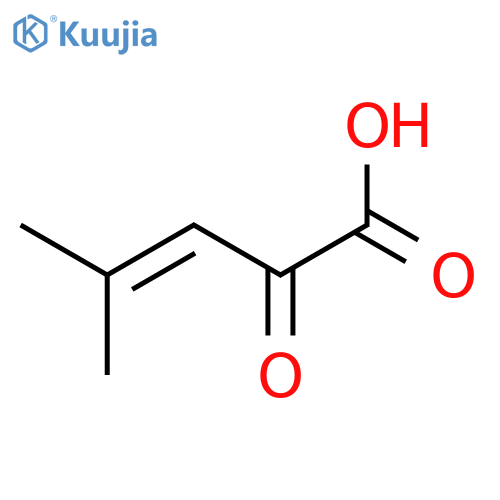 3-Pentenoic acid, 4-methyl-2-oxo- structure