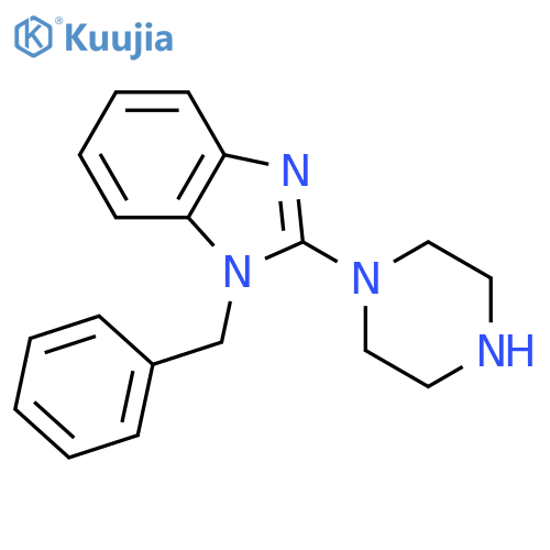 1-Benzyl-2-piperazin-1-yl-1H-benzimidazole dihydrochloride structure