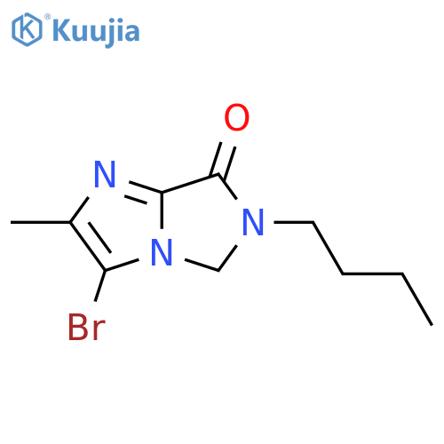 3-bromo-6-butyl-2-methyl-5H,6H,7H-imidazo[1,2-c][1,3]diazol-7-one structure