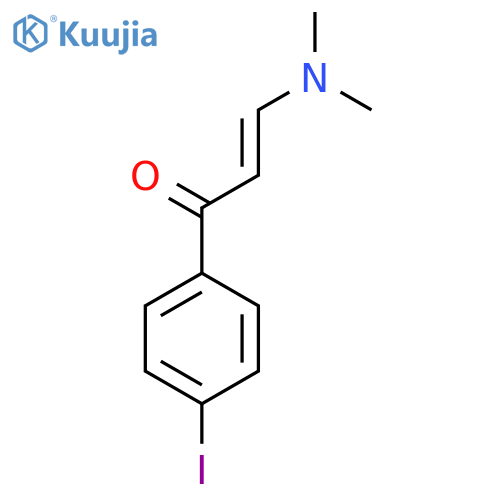 3-(dimethylamino)-1-(4-iodophenyl)prop-2-en-1-one structure