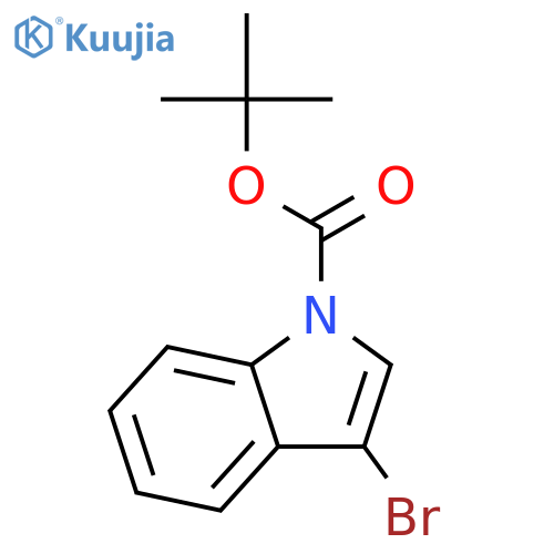 tert-butyl 3-bromo-1H-indole-1-carboxylate structure