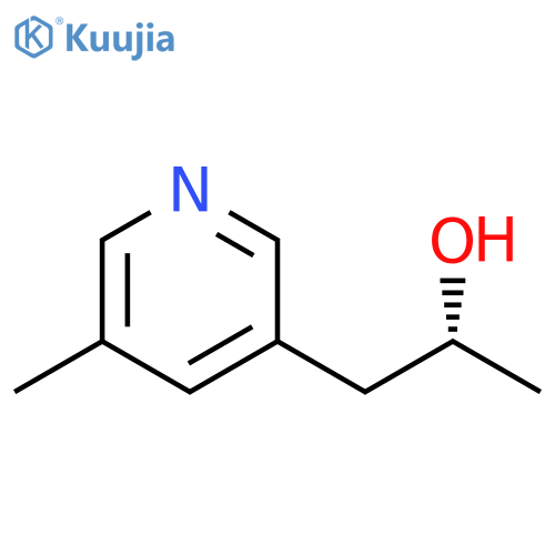(2R)-1-(5-methylpyridin-3-yl)propan-2-ol structure