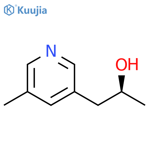 (2S)-1-(5-methylpyridin-3-yl)propan-2-ol structure