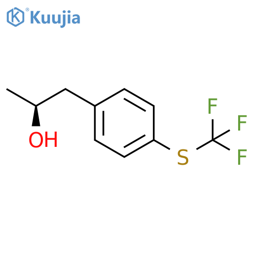 (2S)-1-{4-(trifluoromethyl)sulfanylphenyl}propan-2-ol structure
