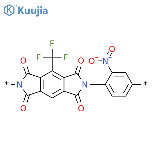 POLY[[5,7-DIHYDRO-1,3,5,7-TETRAOXO-4-(TRIFLUOROMETHYL)BENZO[1,2-C:4,5-C']DIPYRROLE-2,6(1H,3H)-DIYL](NITRO-1,4-PHENYLENE)] structure
