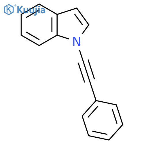 1-(2-Phenylethynyl)indole structure