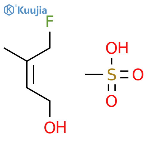 2-Buten-1-ol, 4-fluoro-3-methyl-, methanesulfonate, (Z)- structure