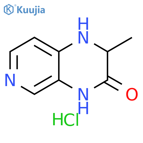 2-methyl-2,4-dihydro-1H-pyrido[3,4-b]pyrazin-3-one;hydrochloride structure