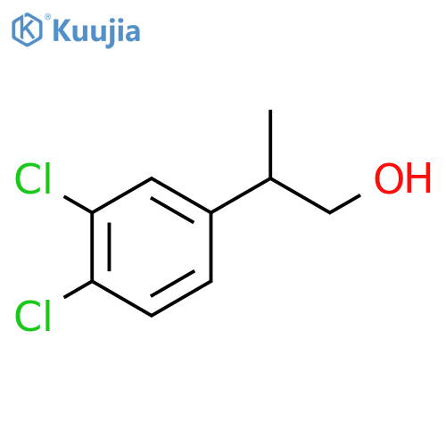 2-(3,4-dichlorophenyl)propan-1-ol structure