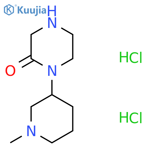 1-(1-methyl-3-piperidyl)piperazin-2-one;dihydrochloride structure