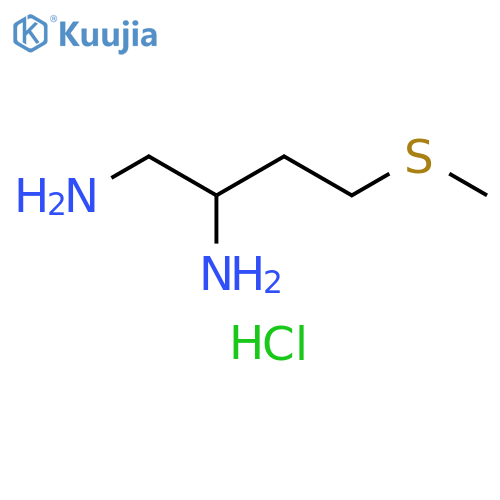 4-(methylsulfanyl)butane-1,2-diamine dihydrochloride structure