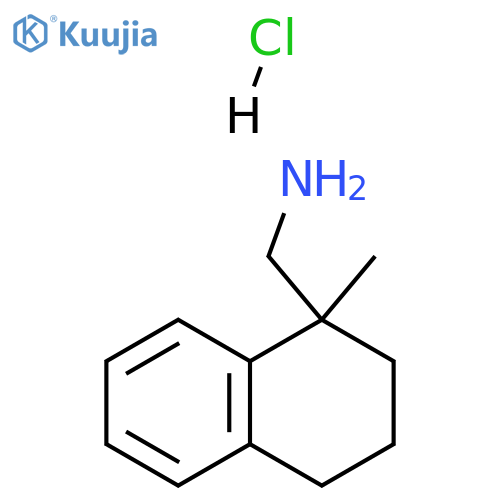 (1-methyl-1,2,3,4-tetrahydronaphthalen-1-yl)methanamine hydrochloride structure