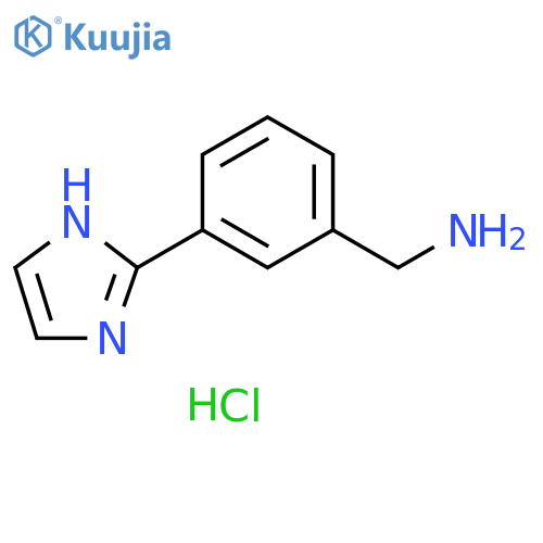 3-(1H-imidazol-2-yl)phenylmethanamine dihydrochloride structure