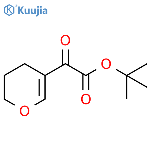 tert-butyl 2-(3,4-dihydro-2H-pyran-5-yl)-2-oxoacetate structure