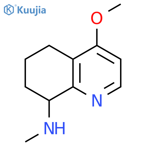 4-methoxy-N-methyl-5,6,7,8-tetrahydroquinolin-8-amine structure