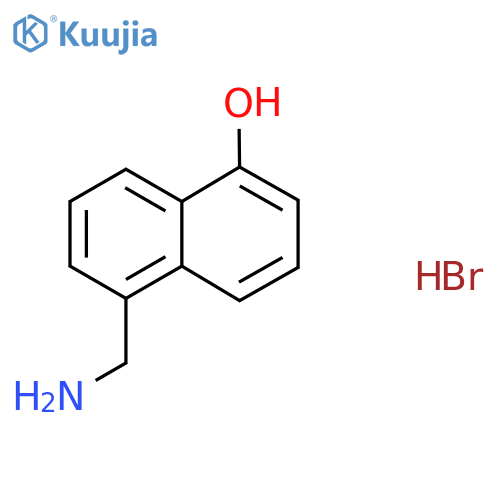 5-(Aminomethyl)naphthalen-1-ol hydrobromide structure